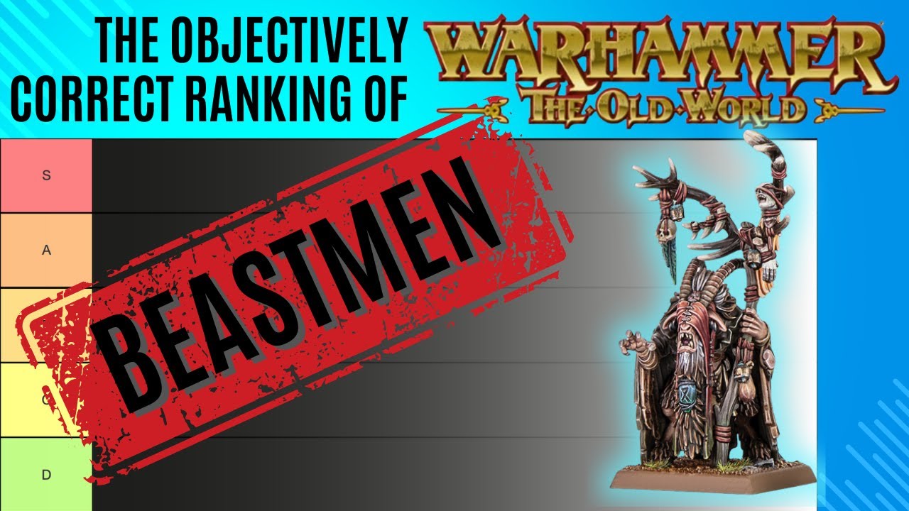 🔴 Ranking the BEST and WORST Beastmen Units | Beastmen Day 4! 🔴