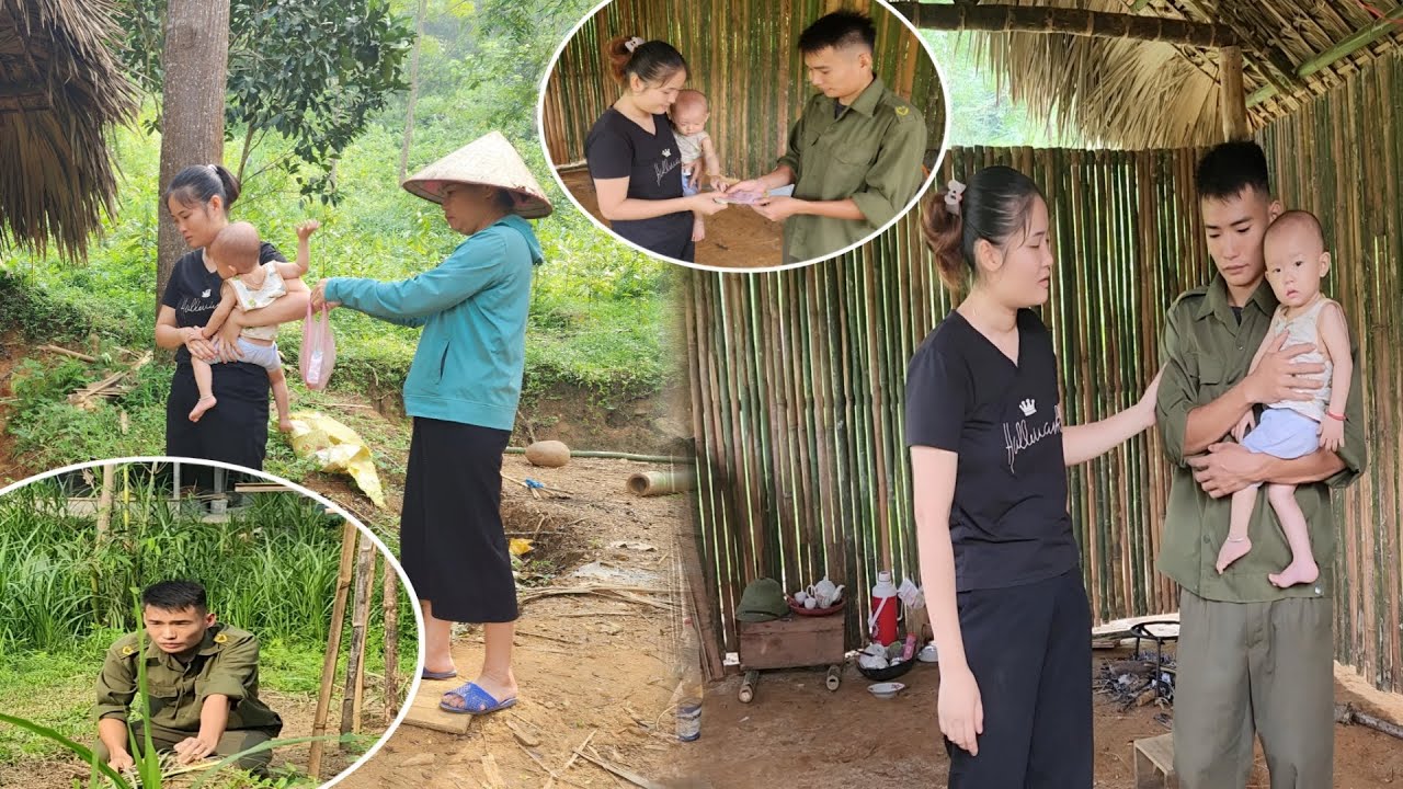 Police Thuan returned to monitor when he discovered Dung's ex-mother-in-law coming.