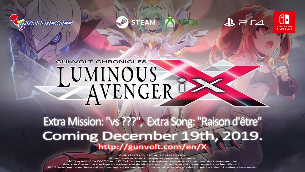 Gunvolt Chronicles: Luminous Avenger iX - DLC Information