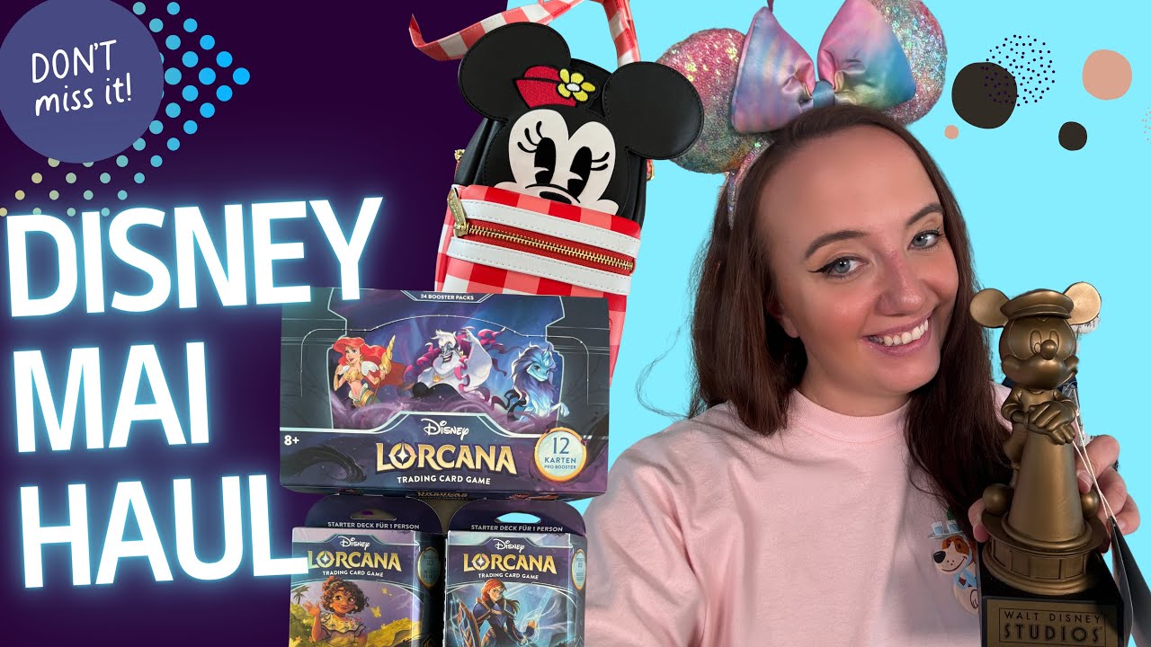 🛍️Disney Haul Mai 2024 - Walt Disney Studios Merch, Disney Lorcana & Spirit Jerseys!