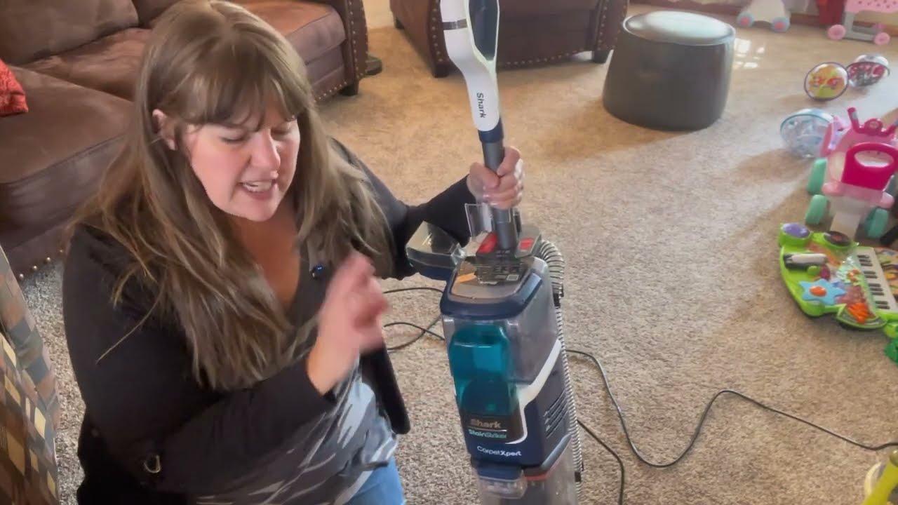 A detailed look at the Shark Carpet Xpert Carpet, Area Rug & Upholstery Cleaner with StainStriker,