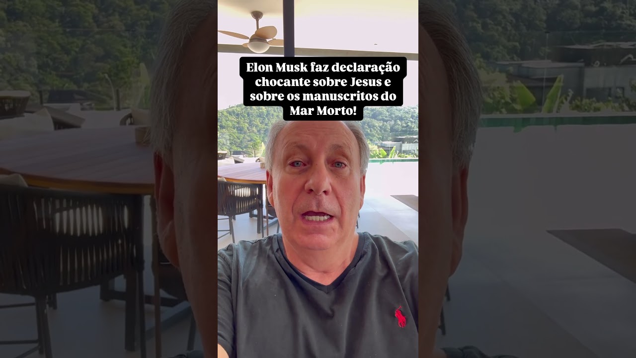 Elon Musk faz declara&ccedil;&atilde;o chocante sobre Jesus e os manuscritos do Mar Morto