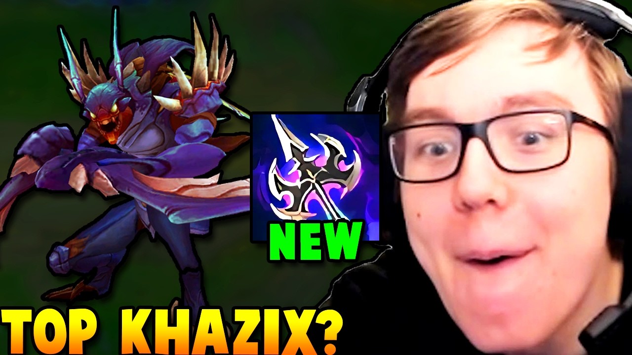 TheBausffs просто с ума сошёл, играя за Kha'Zix на верхней линии.