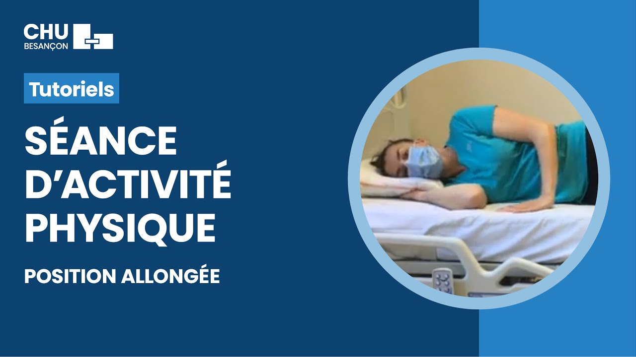 Séance d’activité physique : position couchée