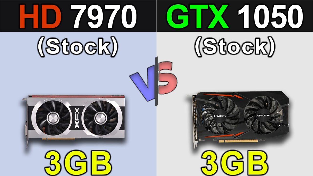 HD 7970 VS. GTX 1050 (3GB) | New Games Benchmarks
