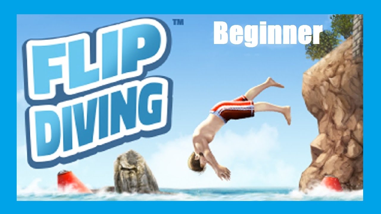 Beginner On Flip Diving - BELLY FLOP!