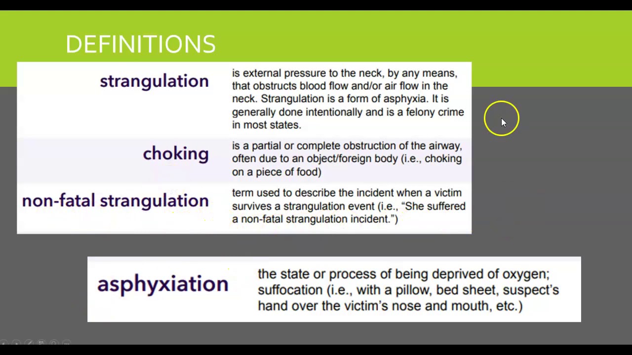 Non-fatal Strangulation