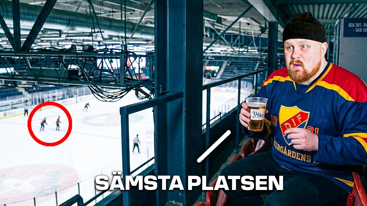 Jag testar SÄMSTA PLATSERNA i hela SHL!