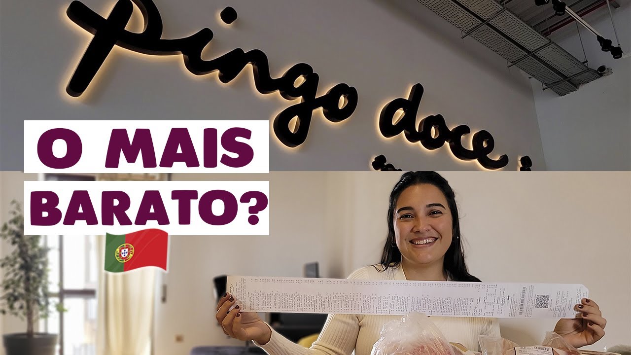 Pingo Doce é o mercado mais barato de Portugal 🇵🇹? | Compras do mês