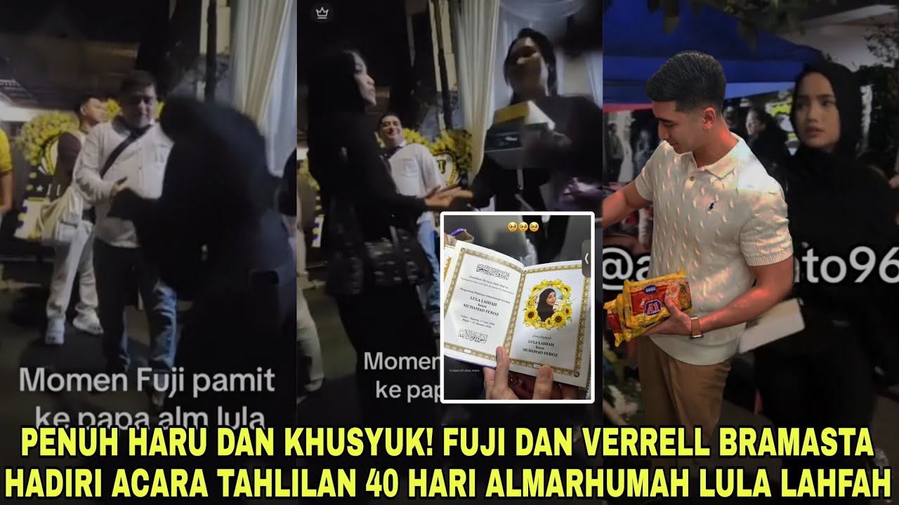 Penuh Haru dan Khusyuk❗Fuji dan Verrel Bramasta Hadiri Acara Tahlilan 40 Hari Almarhumah Lula Lahfah