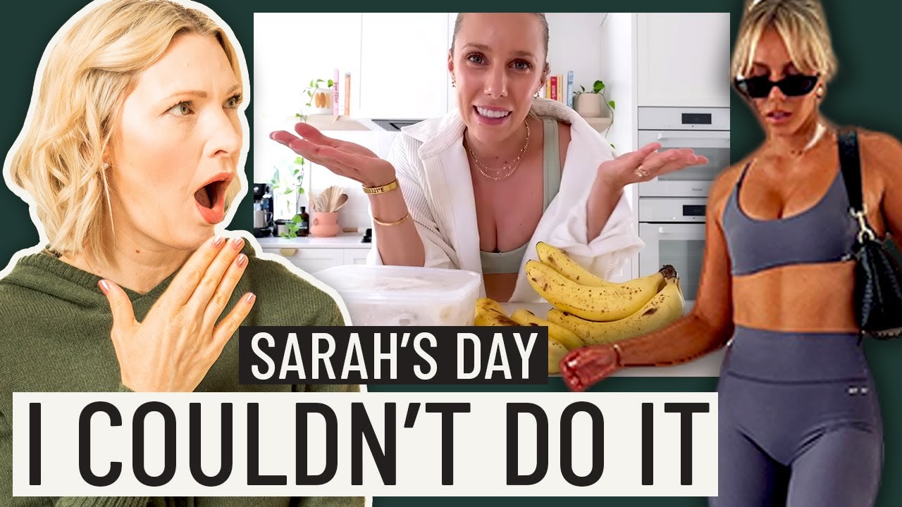 Dietitian Attempts to Eat like Sarah’s Day (So NOT realistic.. Or is it?!)