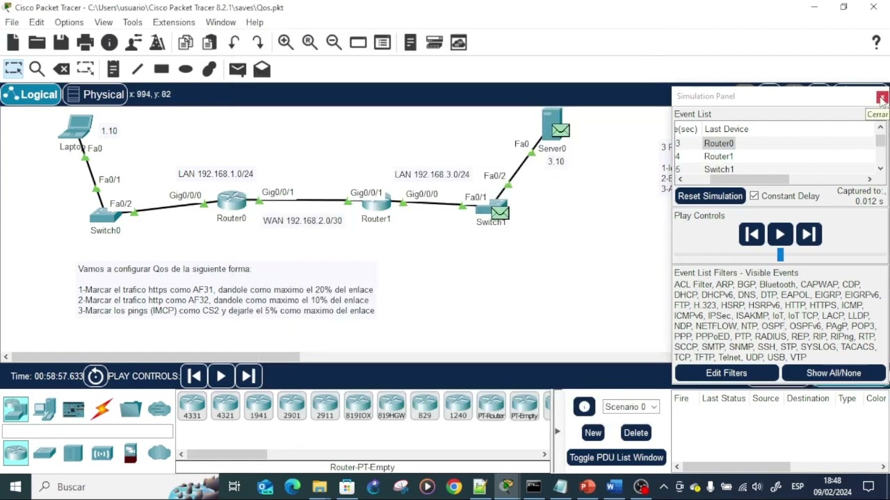 Cisco - Configuracion de Qos