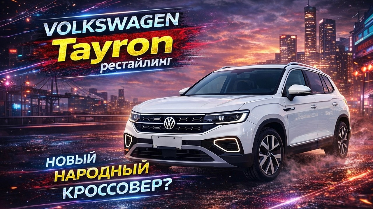 Перегон Владивосток-Краснодар. Volkswagen Tayron 2023 рестайлинг. Новый народный кроссовер?