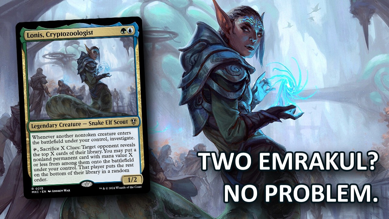 Lonis, Cryptozoologist: Infinite Power, Infinite Mana, Infinite Card Draw, One Snake