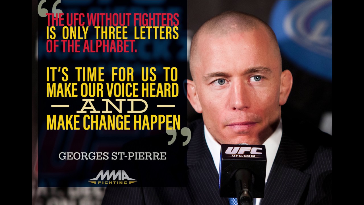Georges St-Pierre Explains Why He Joined The MMA Athletes Association