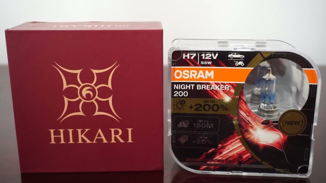 HIKARI Darkenex LED vs OSRAM NIGHT BREAKER 200