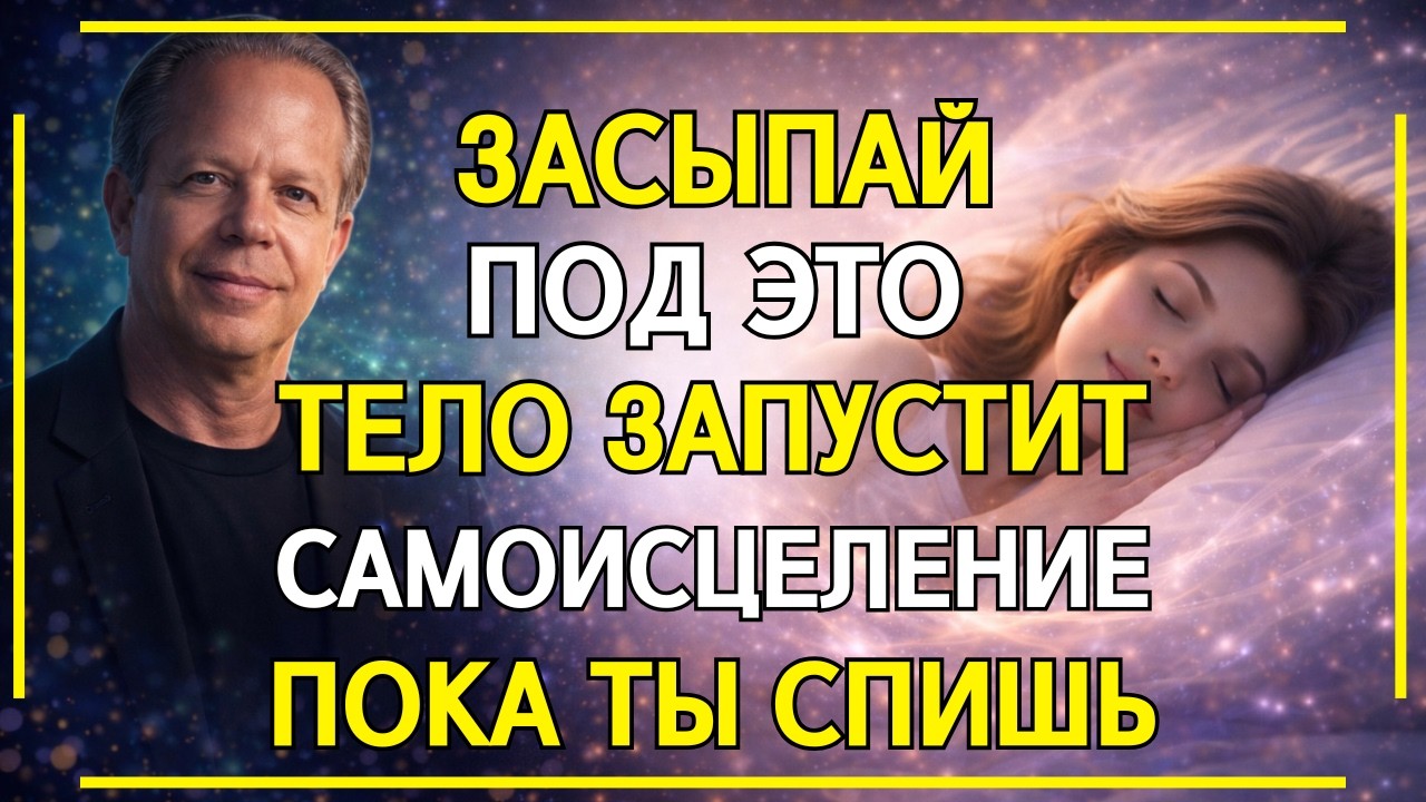 ЗАСЫПАЙ ПОД ЭТО, и ОРГАНИЗМ ЗАПУСТИТ САМОИСЦЕЛЕНИЕ | Джо Диспенза