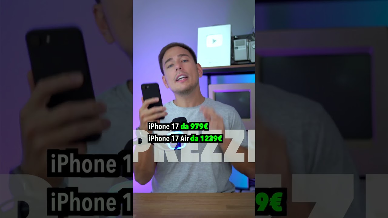 NUOVI PRODOTTI Apple in meno di 90'' (iPhone 17, Watch Serie 11, Ultra 3, AirPods Pro 3)