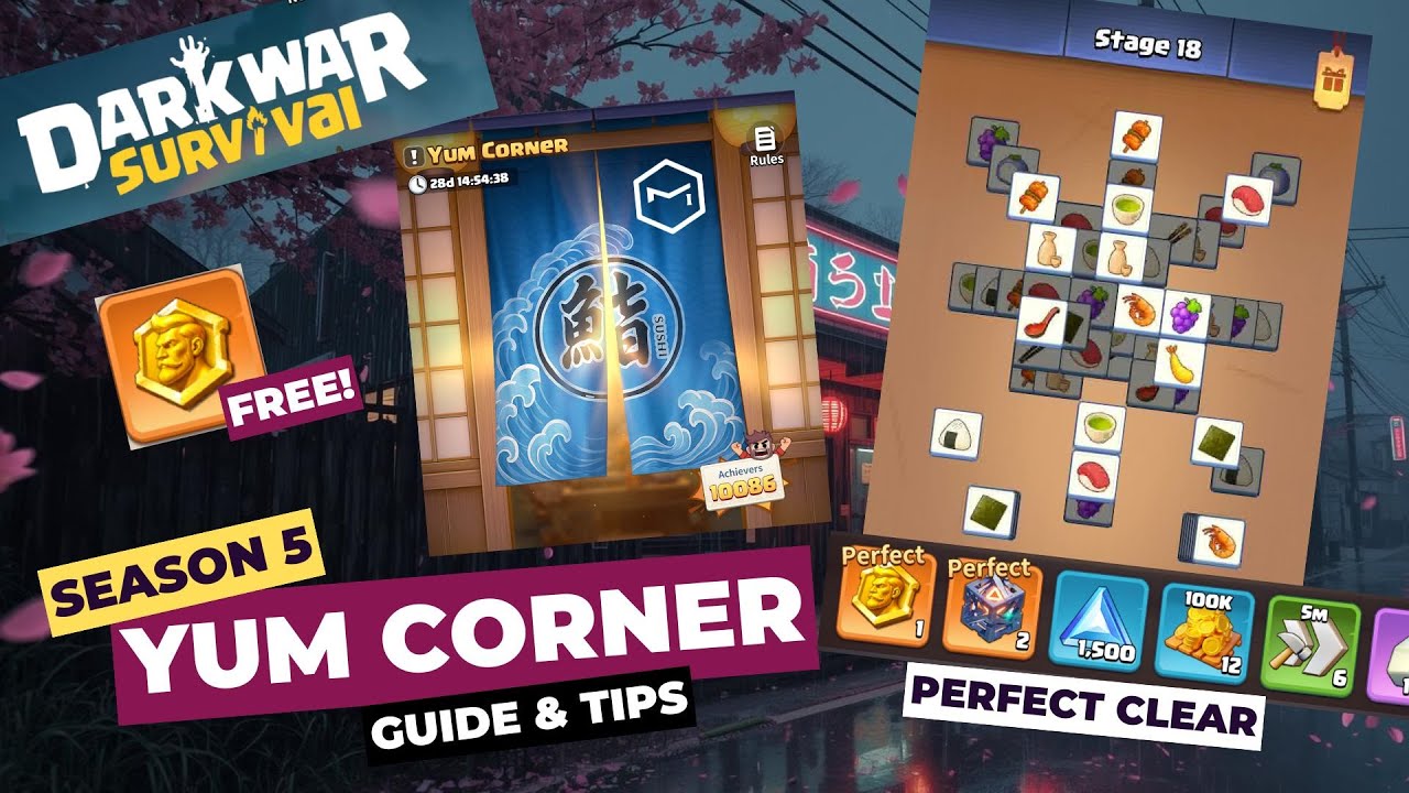 Dark War Survival (5-й сезон). Полное руководство по Yum Corner — советы по идеальному прохождени...