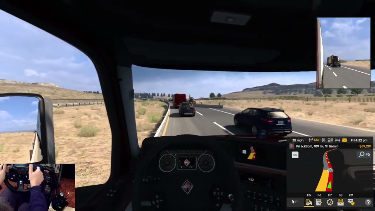 🚛 Desert Cheese Delivery 🧀 | American Truck Simulator | Winnemucca ➝ Reno Night Drive