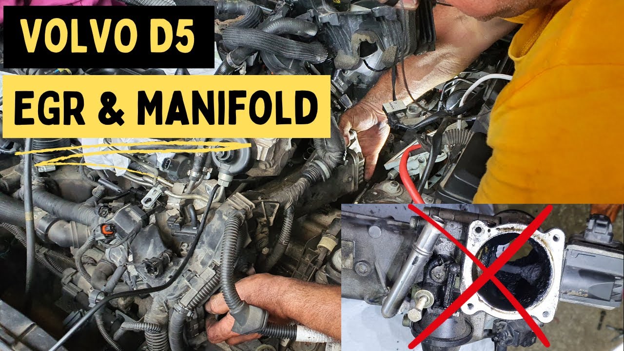 Volvo 2.4 Diesel EGR & Intake Manifold Removal/Cleaning (D3, D4, D5)
