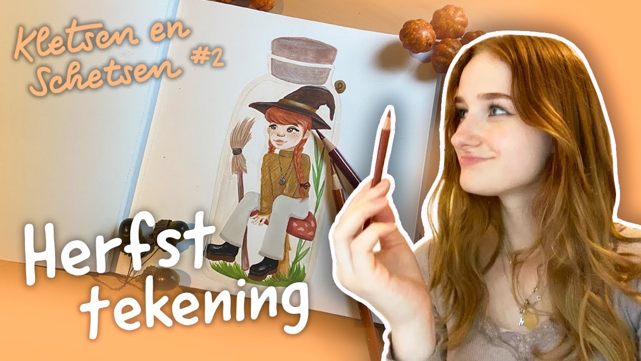 Oktober schetsboek pagina tekenen | Kletsen & Schetsen #2