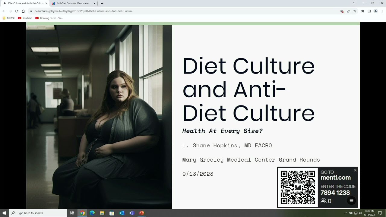 Diet Culture and Anti-Diet Culture: Health at Every Size?  And The Controversial GLP-1