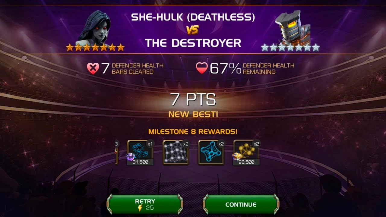 Solo Colesium Deathless She Hulk on Distroyer