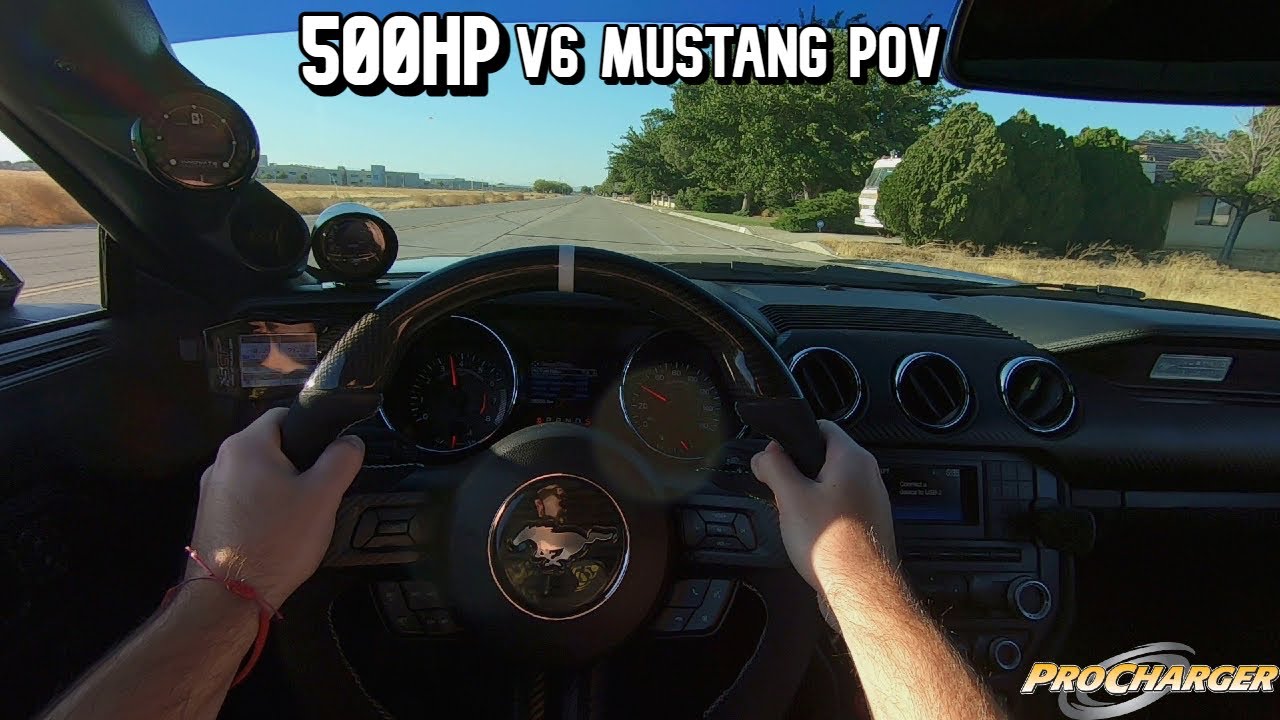 500HP V6 MUSTANG POV | 3.7 v6 mustang