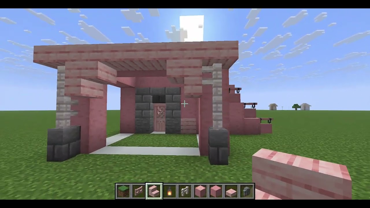 Minecraft da creyy house yapıyorum (farklı)