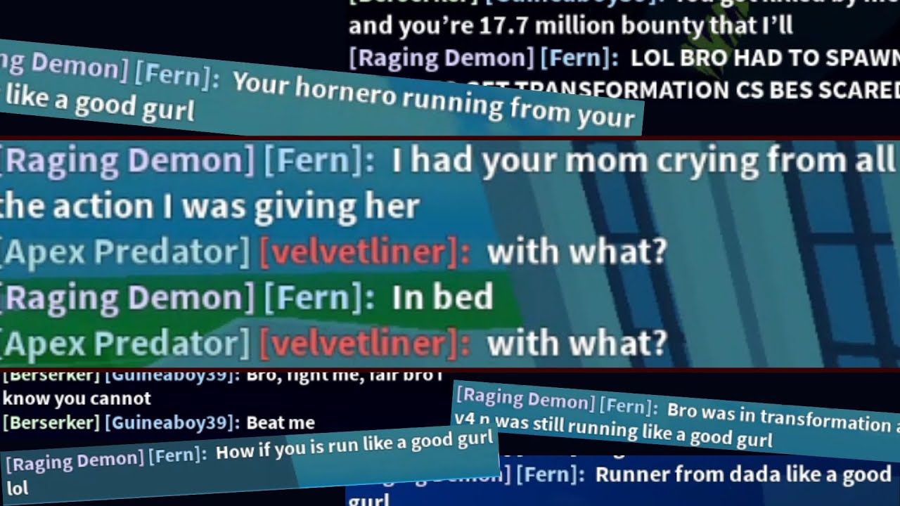Ragebaiting toxic Blox Fruits players until they gave up.