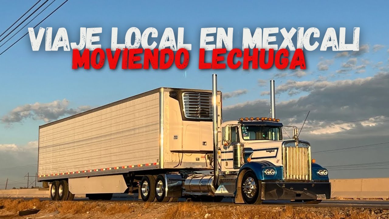MOVIENDO LECHUGA EN EL VALLE DE MEXICALI EN UN KENWORTH W900L | RAAALAN