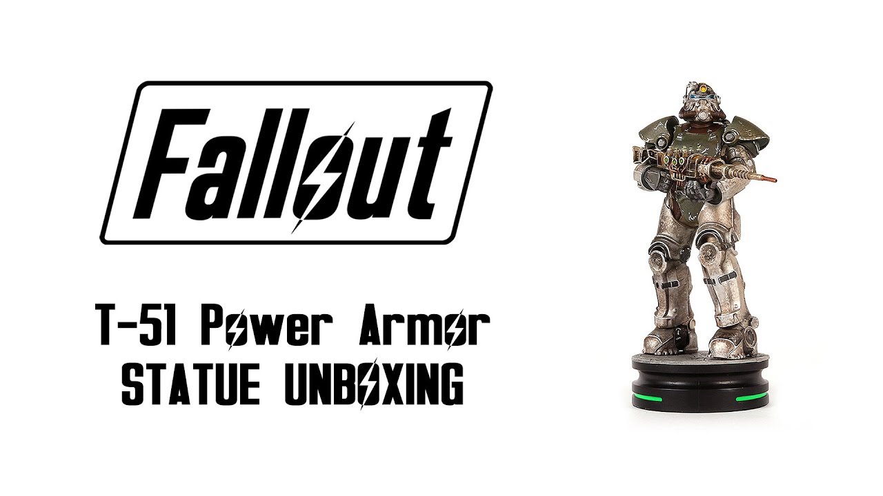 Fallout T-51 Power Armor Statue Unboxing & Review