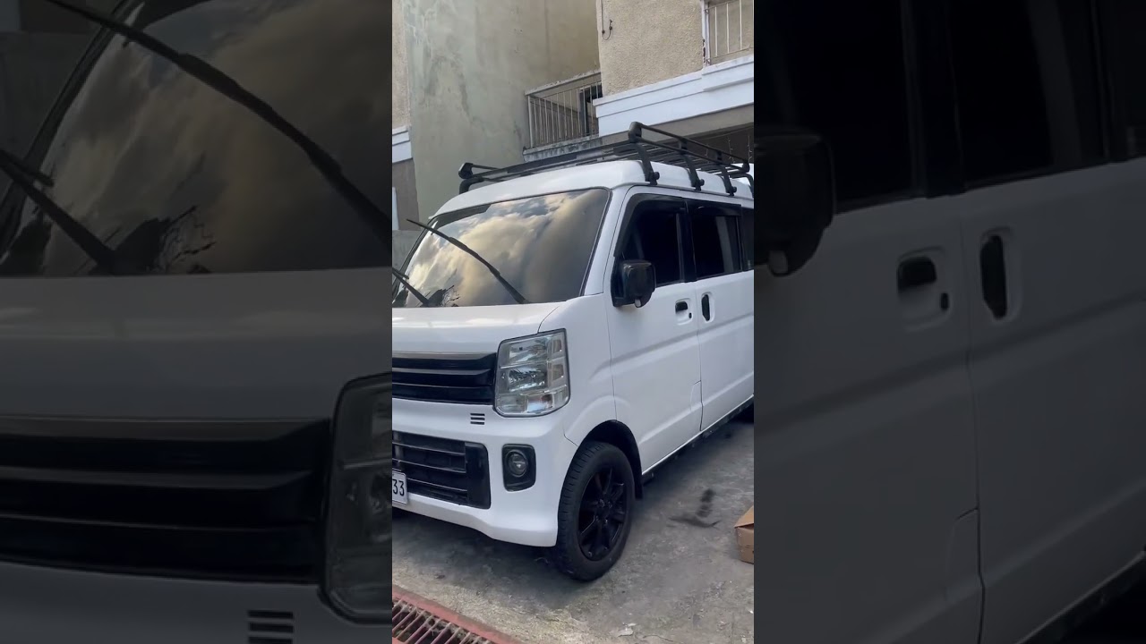Minivan upgrade, new look with japan roof rack! 