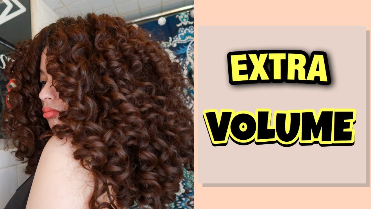 CURLY HAIR ROUTINE FOR EXTRA VOLUME | TIPS FOR BIG BOUNCY & DEFINED CURLS (2c/3a/3b curls)