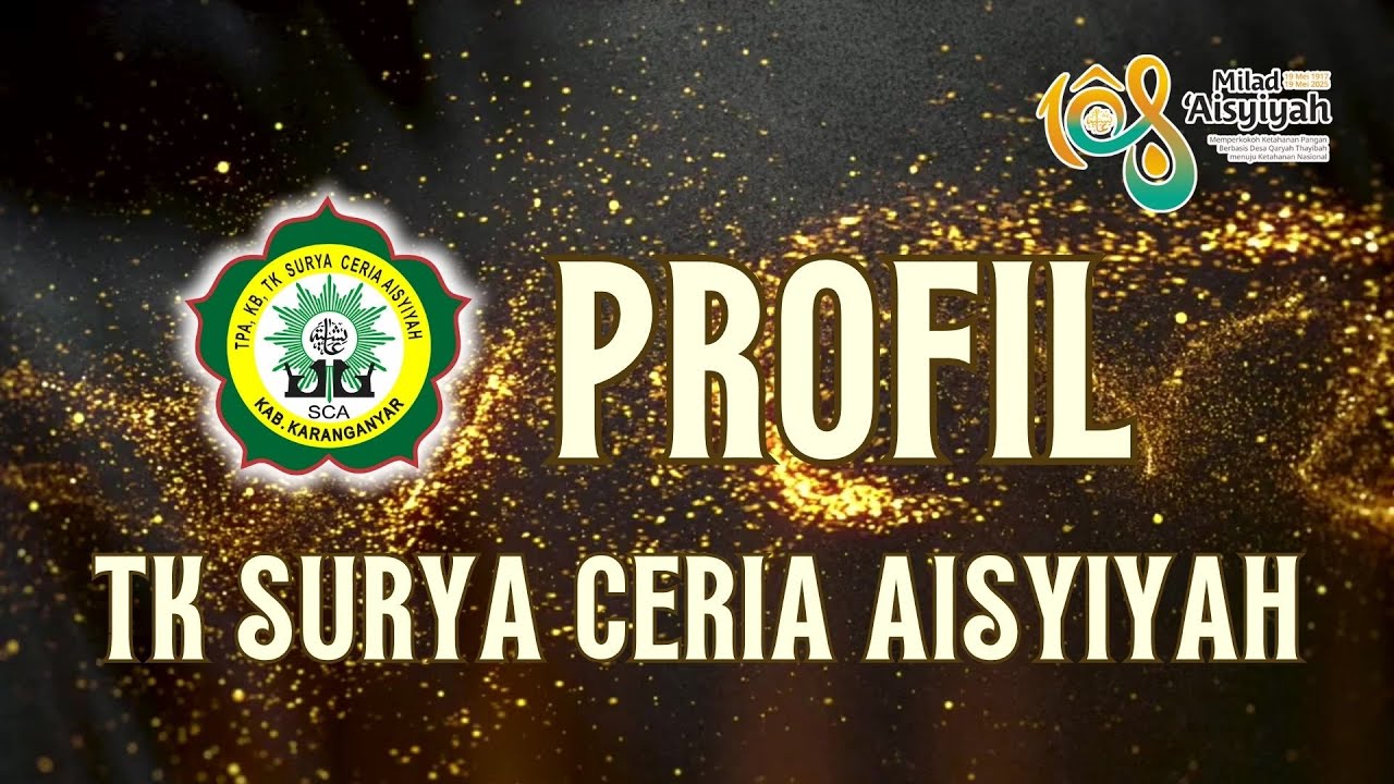 VIDEO PROFIL TK SURYA CERIA AISYIYAH KARANGANYAR