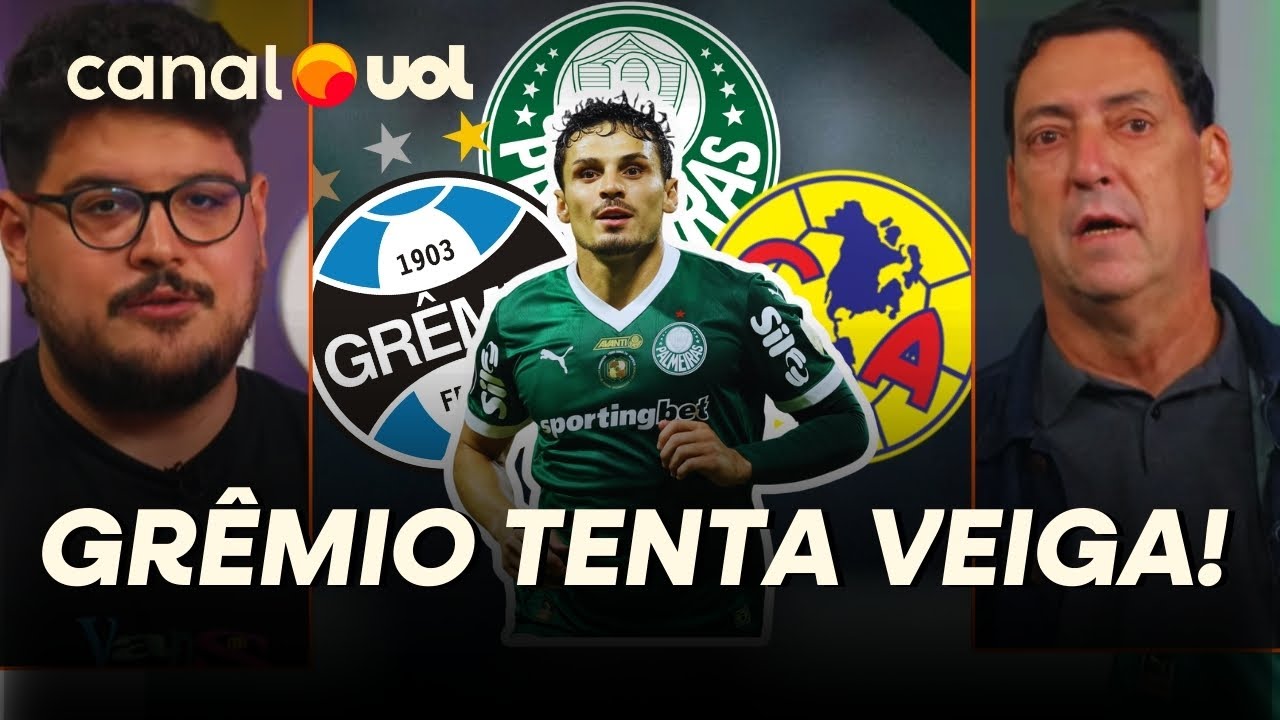 PALMEIRAS: GRÊMIO TENTA ÚLTIMO ATO POR RAPHAEL VEIGA, MAS OUVE QUE FOCO ESTÁ NO MÉXICO