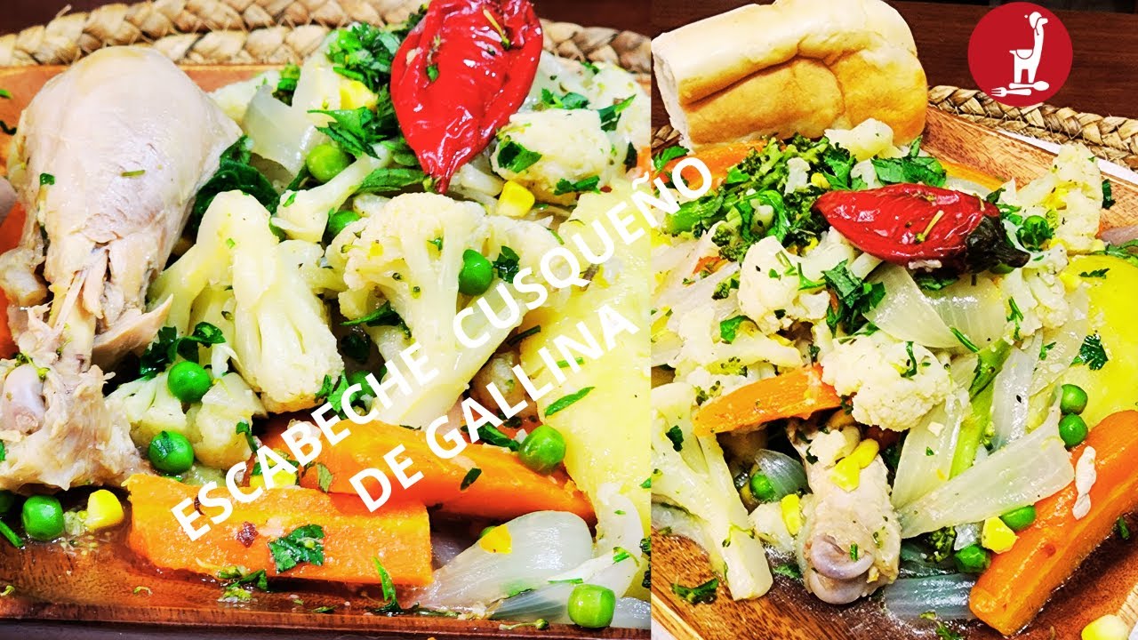 ESCABECHE CUSQUEÑO de GALLINA Plato Nutritivo Cocina Delicias Cusqueñas Perú