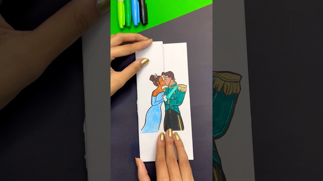 What is your favorite princess? Me: Tiana 💚 #shorts #art #craft #princess #creative #drawing