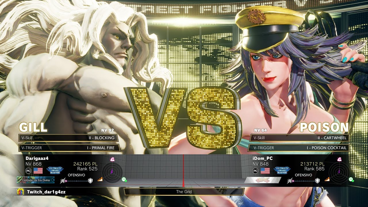 SFV Champion Edition 🔥 Darigaaz4 (GILL) Vs iDom (POISON) 🔥 Online Match's 04-24-2023