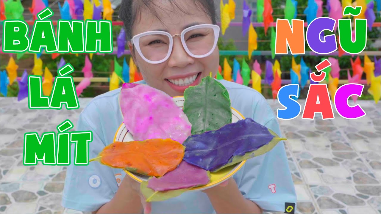 Làm Món Bánh Lá Mít Ngũ Sắc Cực Ngon
