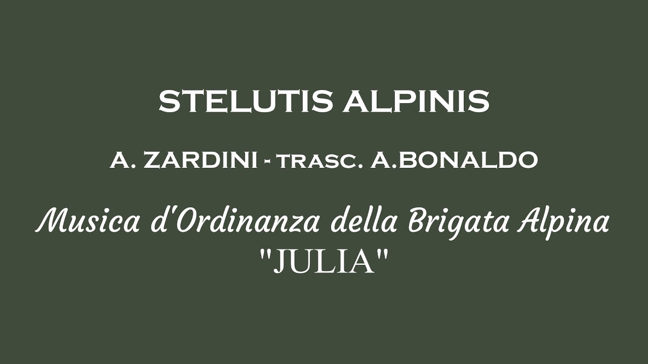 2024 Fanfara Julia - Concerto di Natale Venzone - Stelutis Alpinis (A. ZARDINI - trasc. A.BONALDO)