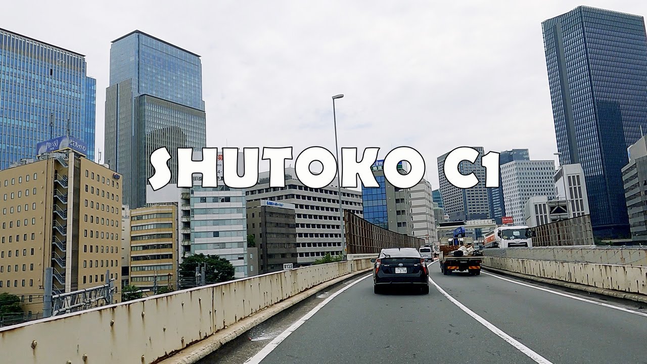 Shutoko C1 - Внутренний круговой маршрут скоростной автомагистрали Шуто, Токио, Япония, 4K