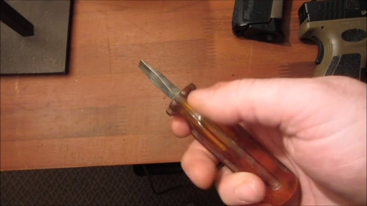 The right tool for the job...A simple flat-head