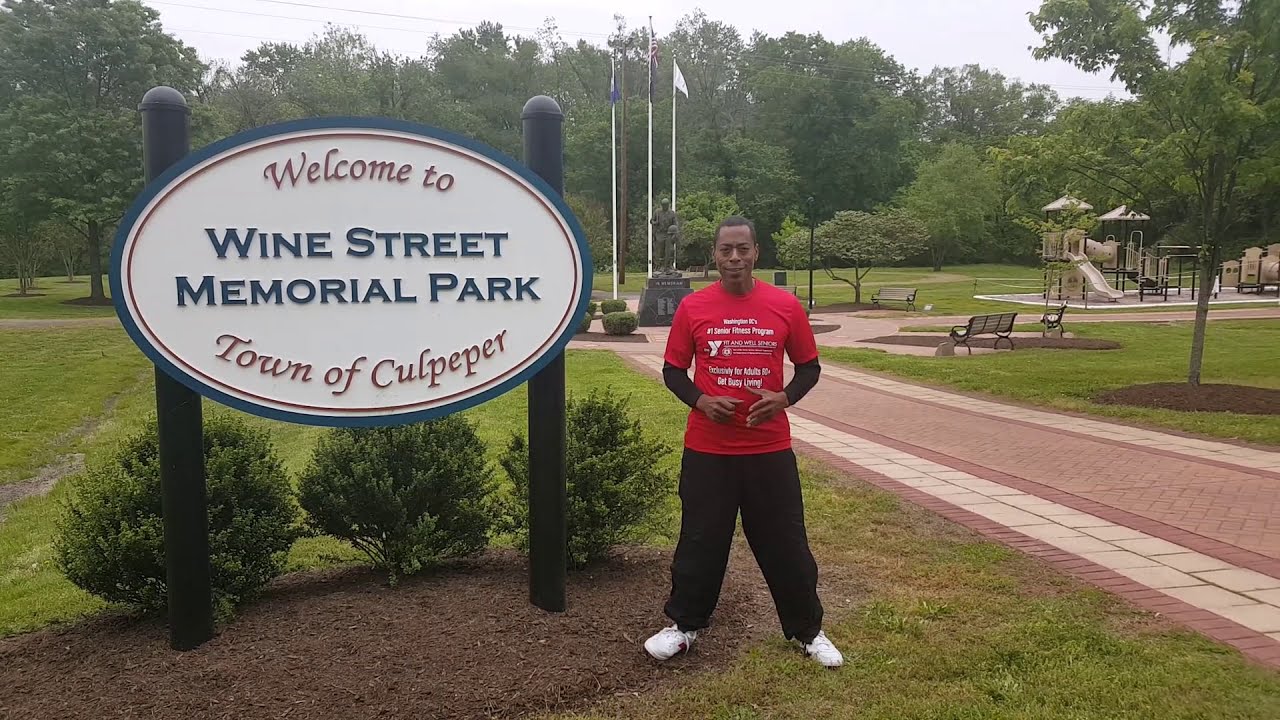 Memorial Day Workout @Wine Street Memorial Park #seniorfit #seniorfitness