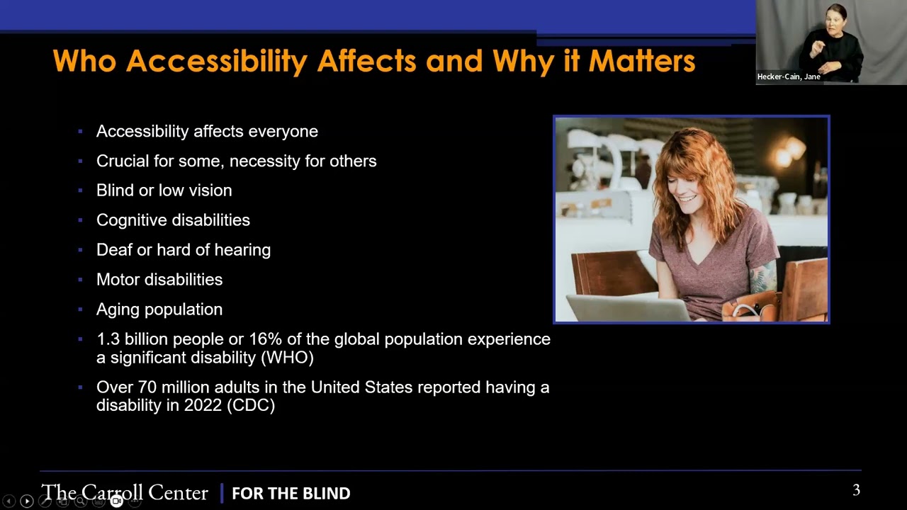 Accessibility Training Session 6: Accessibility for Designers & Developers