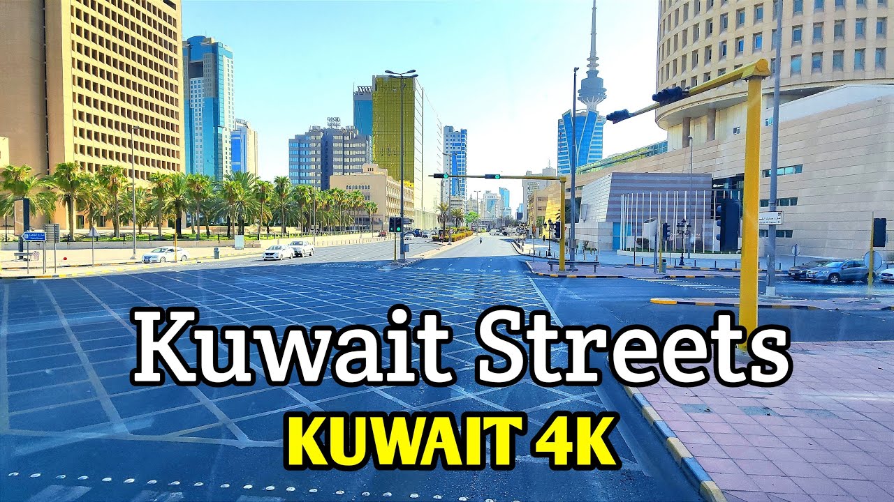 Kuwait City Tour and Streets Towers vehicles | 4K View of Kuwait city | Beautiful Mosque of Kuwait.