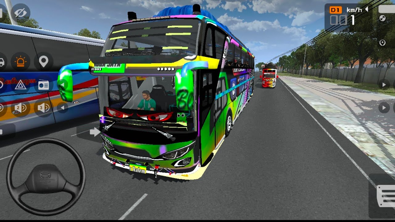 Bus telolet Agam Tungga Jaya berangkat mudik dari Semarang-Palembang part 1