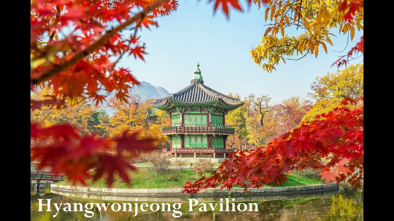 [Playlist] Hyangwonjeong Pavilion in Autumn 🍂 | Calm Piano Music from Seoul