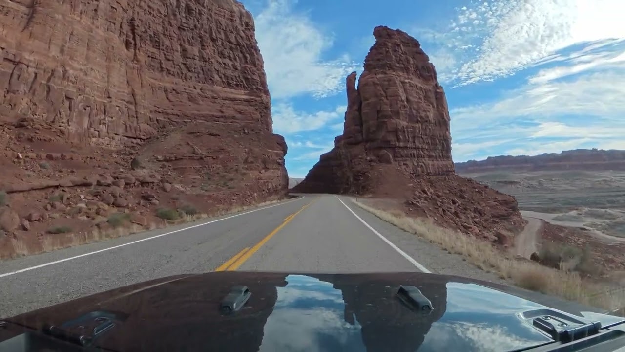 UT95 Bicentennial Highway from Hanksville to Hite | 4K - 21dec25